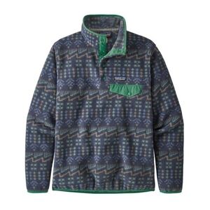 Patagonia Lightweight Synchilla Fleece Pullover Wild Roots: New Navy